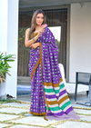 Tew Soft Pure Cotton Printed Fancy Saree Wholesale In India
